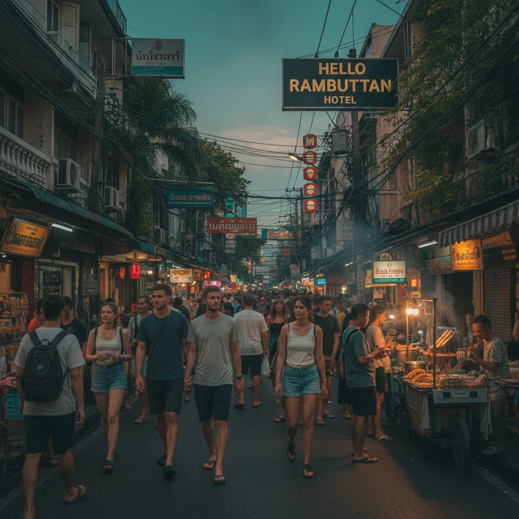 Backpackers community in Bangkok